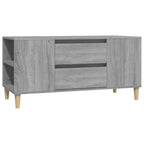 Meuble TV en Bois avec Pieds Sonoma Gris - 102 cm-Mon Meuble TV-Gris sonoma-1