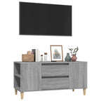Meuble TV en Bois avec Pieds Sonoma Gris - 102 cm-Mon Meuble TV-Gris sonoma-4