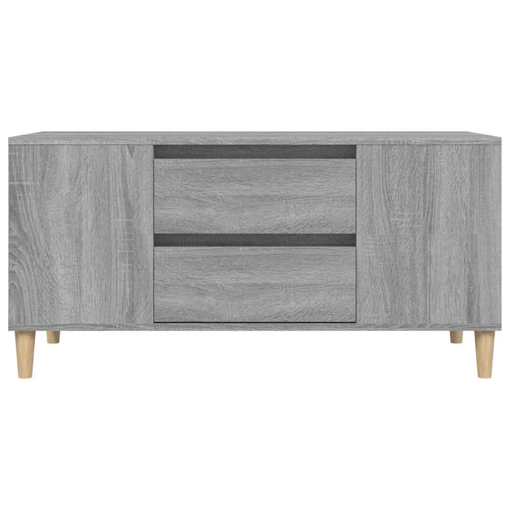 Meuble TV en Bois avec Pieds Sonoma Gris - 102 cm-Mon Meuble TV-Gris sonoma-7