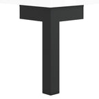 Meuble TV en Bois Blanc Brillant - 150 cm-Mon Meuble TV-Gris béton-1-10