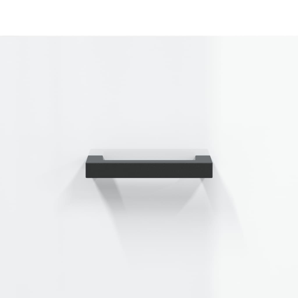 Meuble TV en Bois Blanc Brillant - 150 cm-Mon Meuble TV-Gris béton-1-9