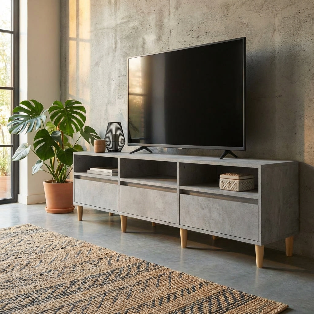 meuble-tv-en-bois-d-ingenierie-gris-fonce-150-cm-decor