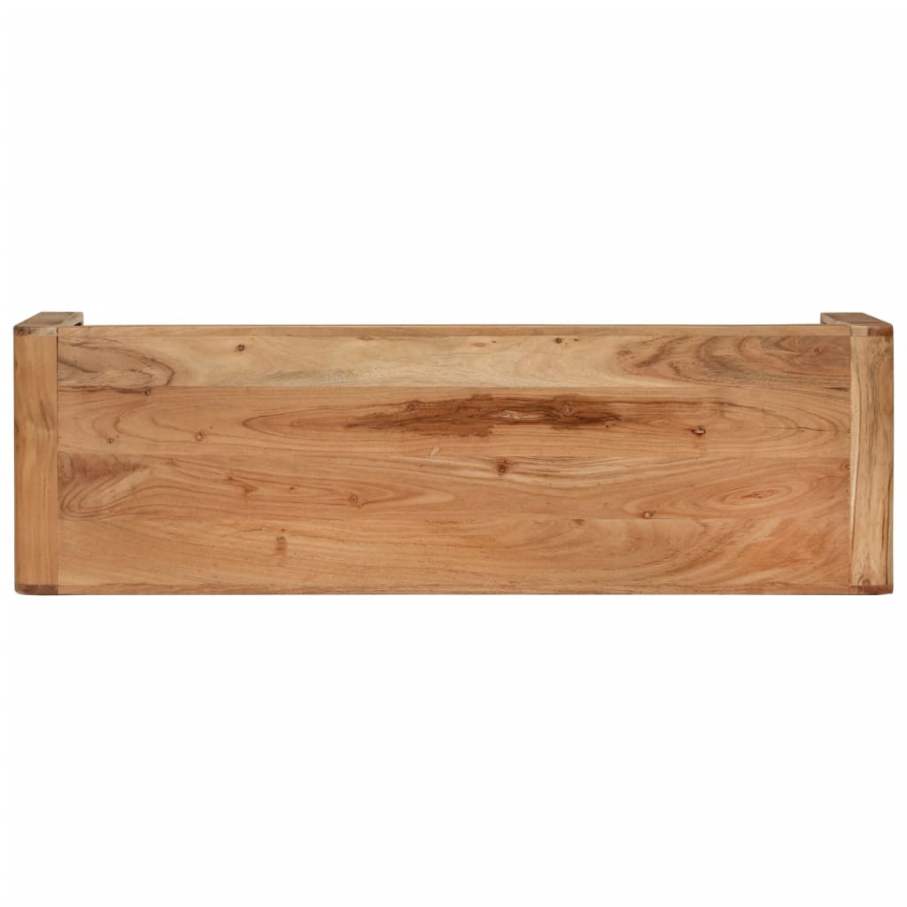 Meuble TV en Bois d'Acacia Massif - 110 cm-Mon Meuble TV-4