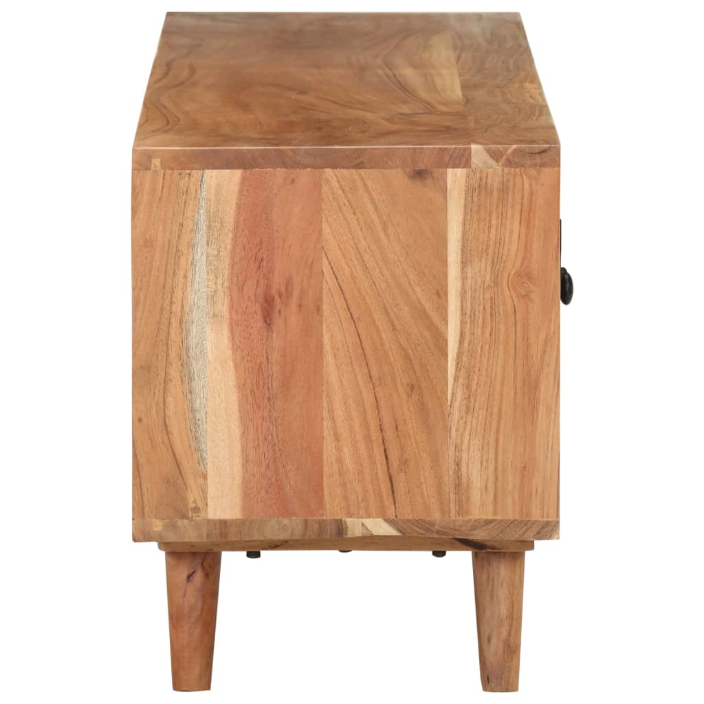Meuble TV en Bois d'Acacia Massif - 115 cm-Mon Meuble TV-4