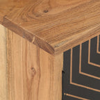Meuble TV en Bois d'Acacia Massif - 115 cm-Mon Meuble TV-7