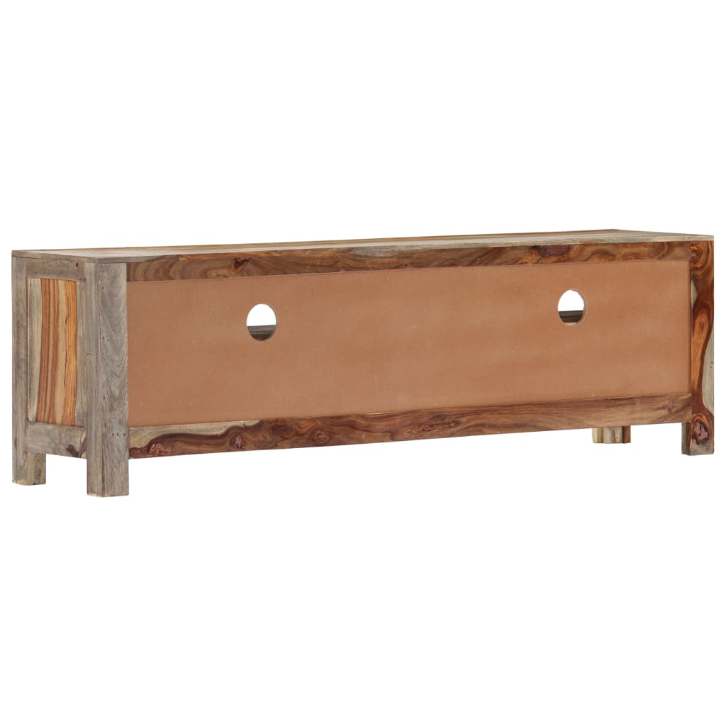 Meuble TV en Bois d'Acacia Massif - 130 cm-Mon Meuble TV-4