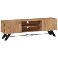Meuble TV en Bois d'Acacia Massif - 140 cm-Mon Meuble TV-1