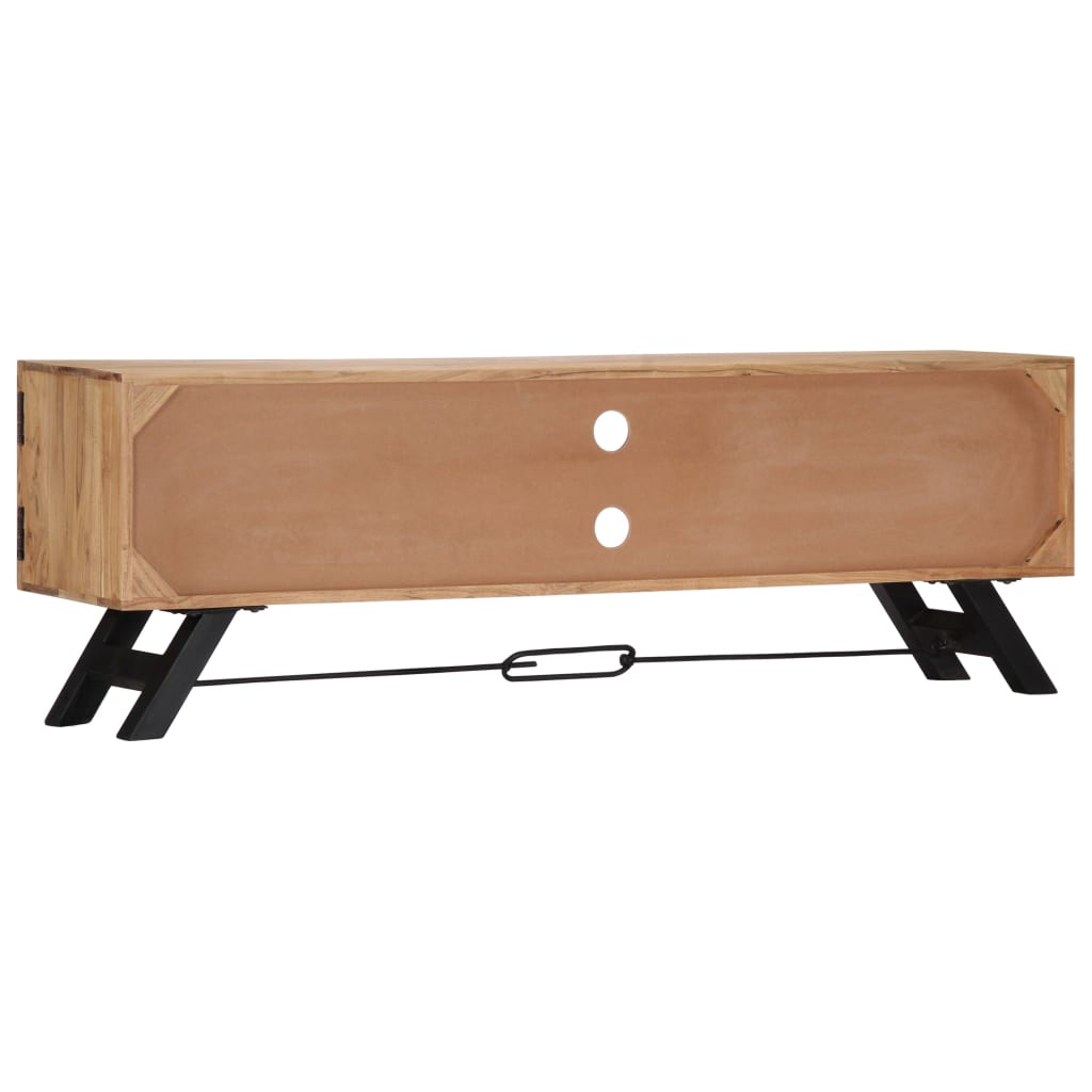 Meuble TV en Bois d'Acacia Massif - 140 cm-Mon Meuble TV-3