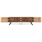 Meuble TV en Bois d'Acacia Massif - 140 cm-Mon Meuble TV-4