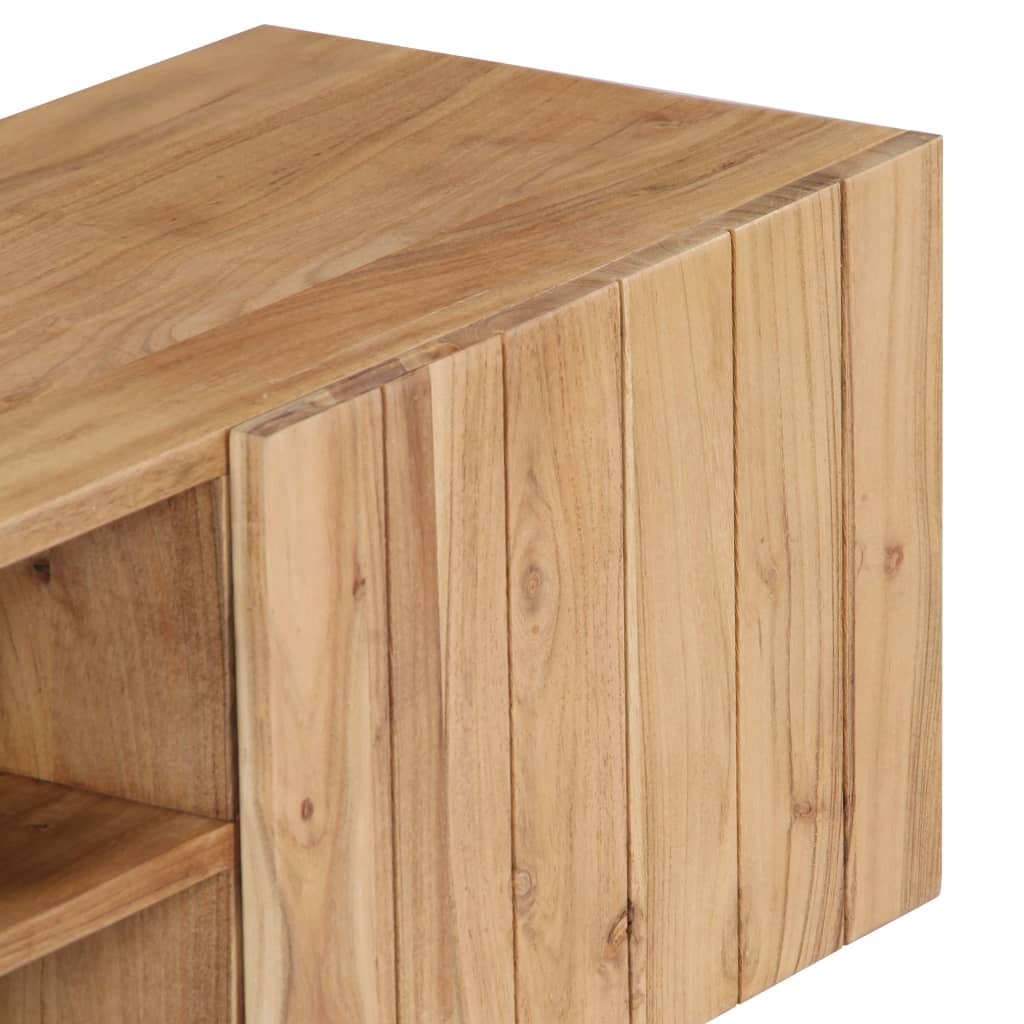 Meuble TV en Bois d'Acacia Massif - 140 cm-Mon Meuble TV-5