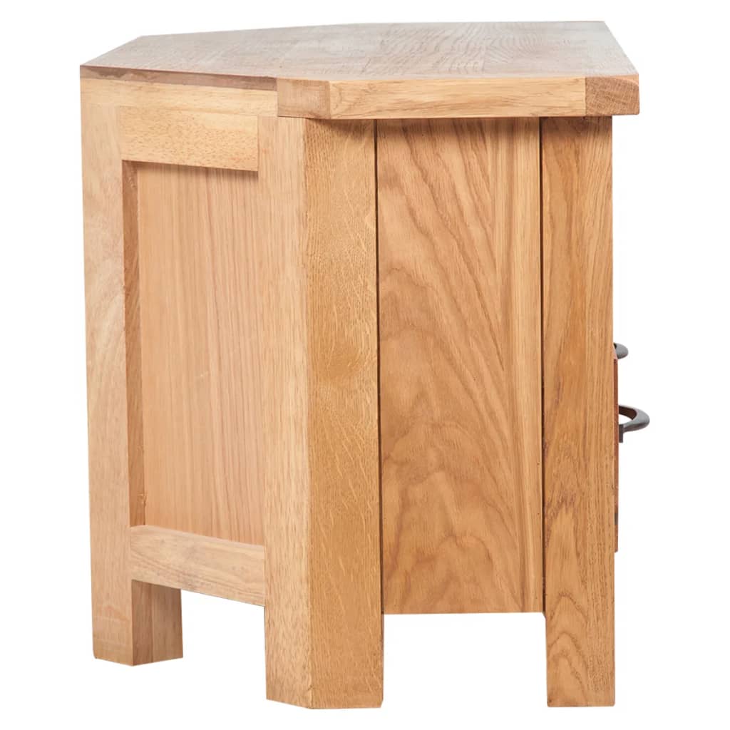 Meuble TV en Bois de Chêne Massif - 88 cm-Mon Meuble TV-6