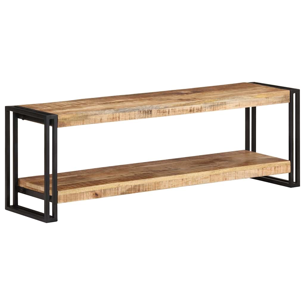 Meuble TV en Bois de Manguier - 200 cm-Mon Meuble TV-120 cm-bois de manguier brut-1-8