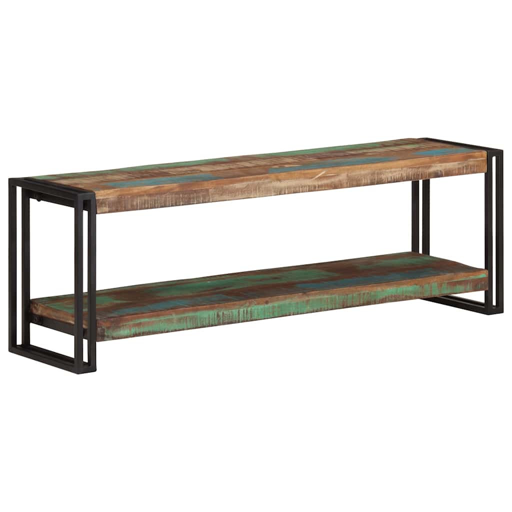 Meuble TV en Bois de Manguier - 200 cm-Mon Meuble TV-120 cm-bois de récupération massif-1-10