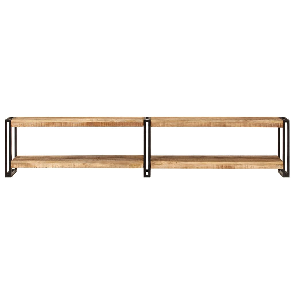 Meuble TV en Bois de Manguier - 200 cm-Mon Meuble TV-120 cm-bois de récupération massif-1-2