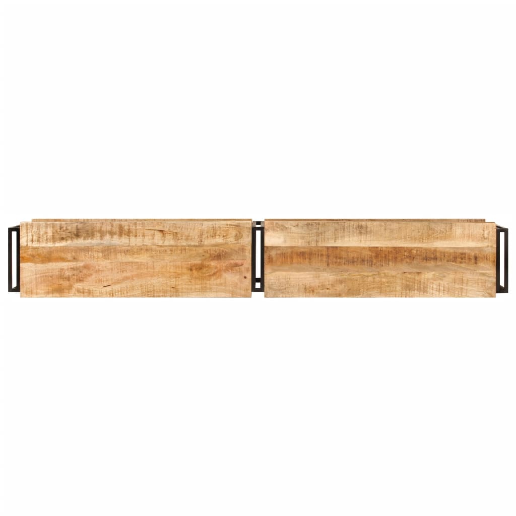 Meuble TV en Bois de Manguier - 200 cm-Mon Meuble TV-120 cm-bois de récupération massif-1-4