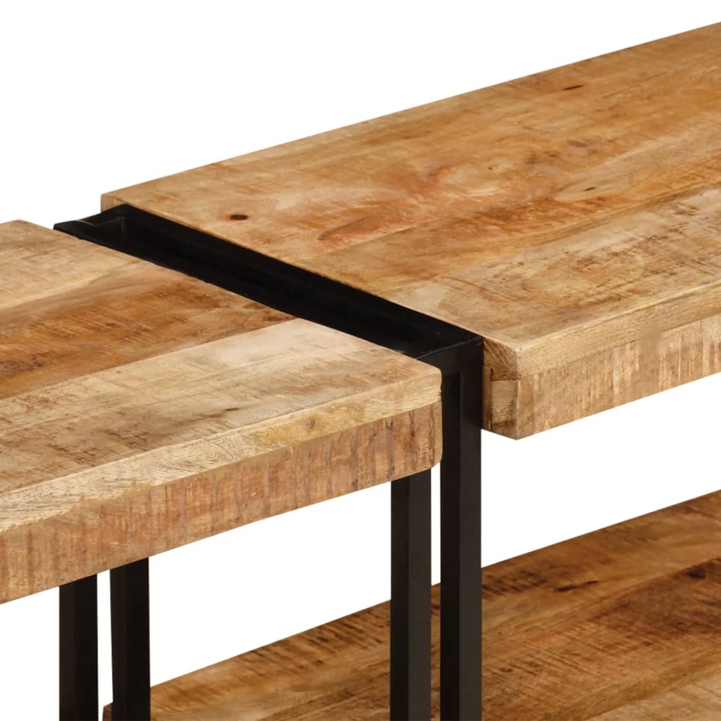 Meuble TV en Bois de Manguier - 200 cm-Mon Meuble TV-120 cm-bois de récupération massif-1-6