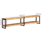 Meuble TV en Bois de Manguier - 200 cm-Mon Meuble TV-120 cm-bois de récupération massif-1-7
