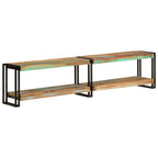 Meuble TV en Bois de Manguier - 200 cm-Mon Meuble TV-180 cm-bois de récupération massif-1-13