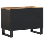 Meuble TV en Bois de Manguier et Métal - 60 cm-Mon Meuble TV-Marron-1-5