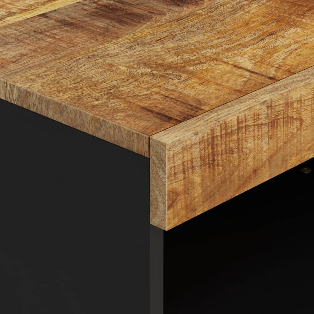 Meuble TV en Bois de Manguier et Métal - 60 cm-Mon Meuble TV-Marron-1-6