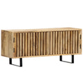 Meuble TV en Bois de Manguier et Métal - 90 cm-Mon Meuble TV-1