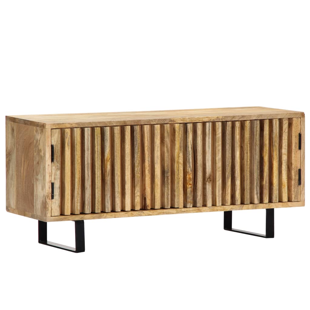 Meuble TV en Bois de Manguier et Métal - 90 cm-Mon Meuble TV-11