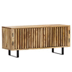 Meuble TV en Bois de Manguier et Métal - 90 cm-Mon Meuble TV-12