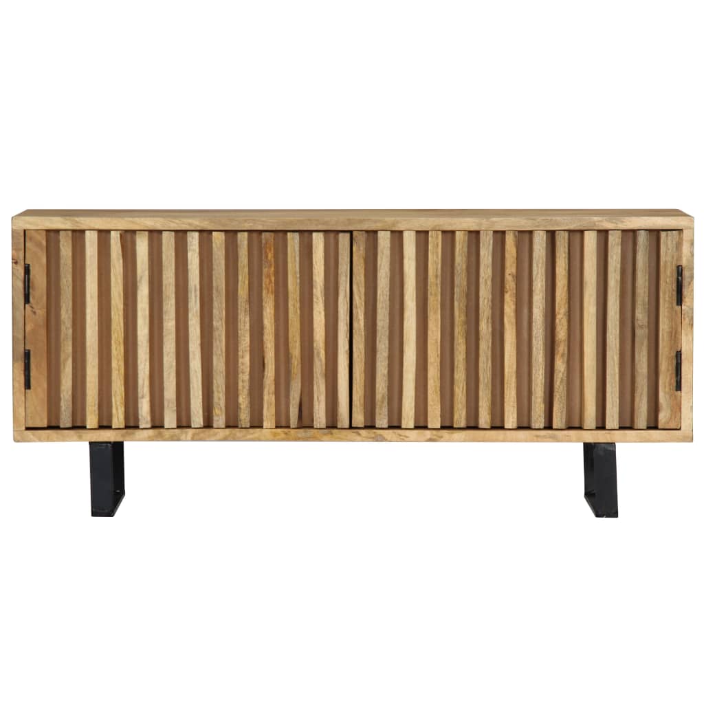 Meuble TV en Bois de Manguier et Métal - 90 cm-Mon Meuble TV-2