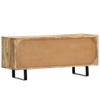 Meuble TV en Bois de Manguier et Métal - 90 cm-Mon Meuble TV-4