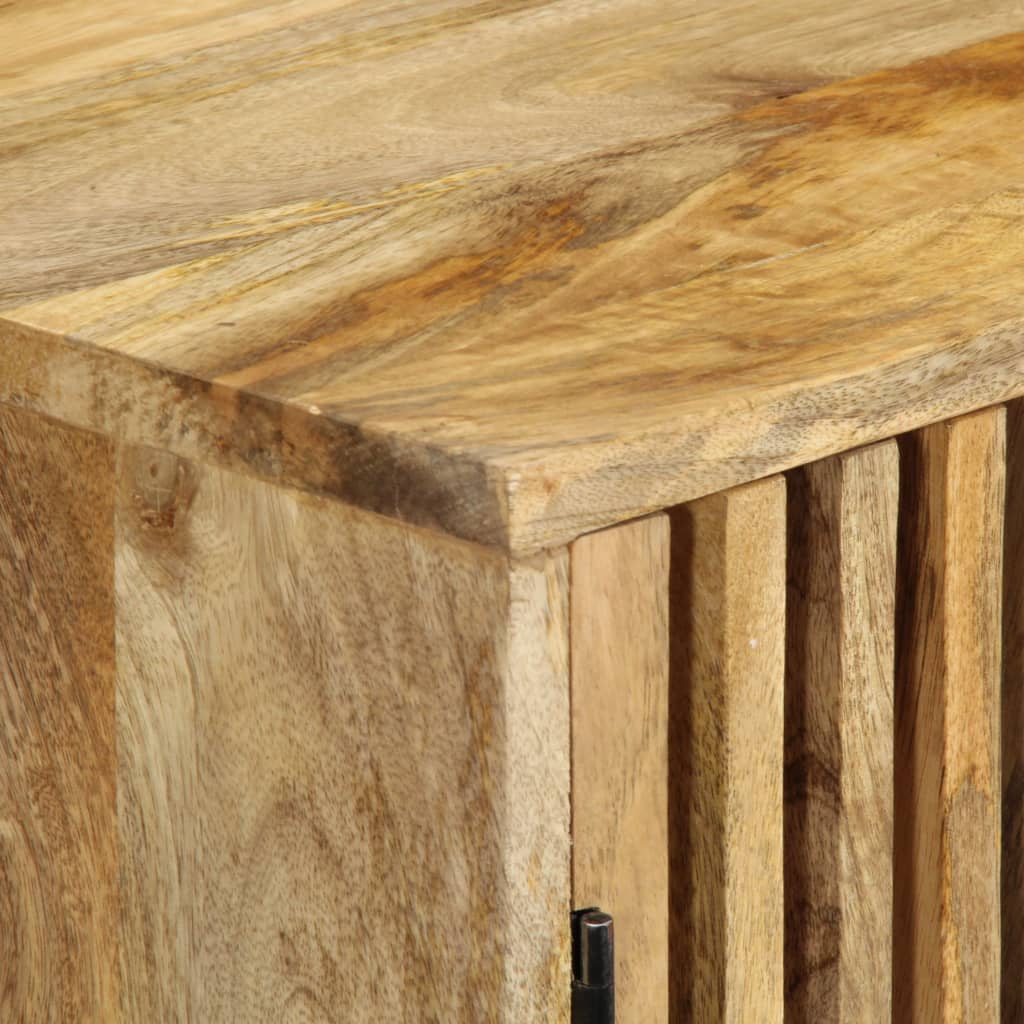 Meuble TV en Bois de Manguier et Métal - 90 cm-Mon Meuble TV-6