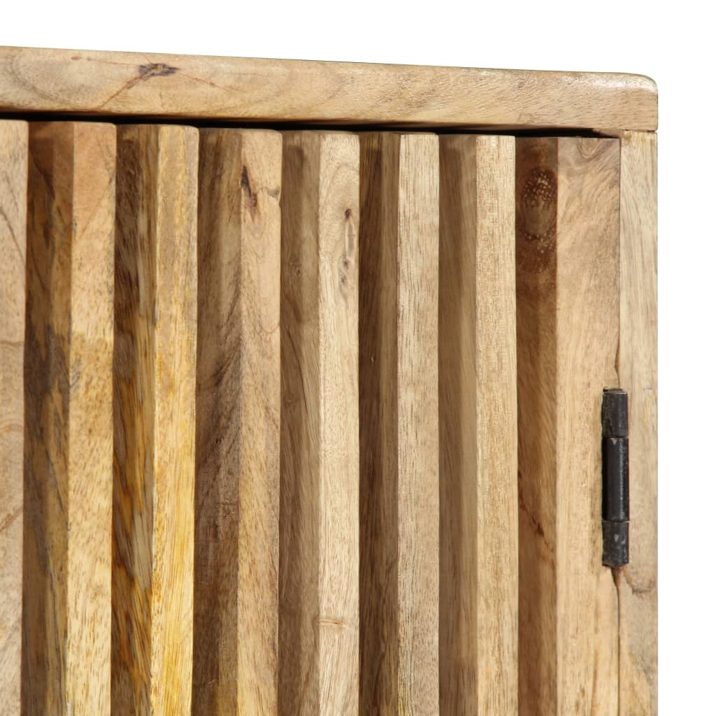 Meuble TV en Bois de Manguier et Métal - 90 cm-Mon Meuble TV-8