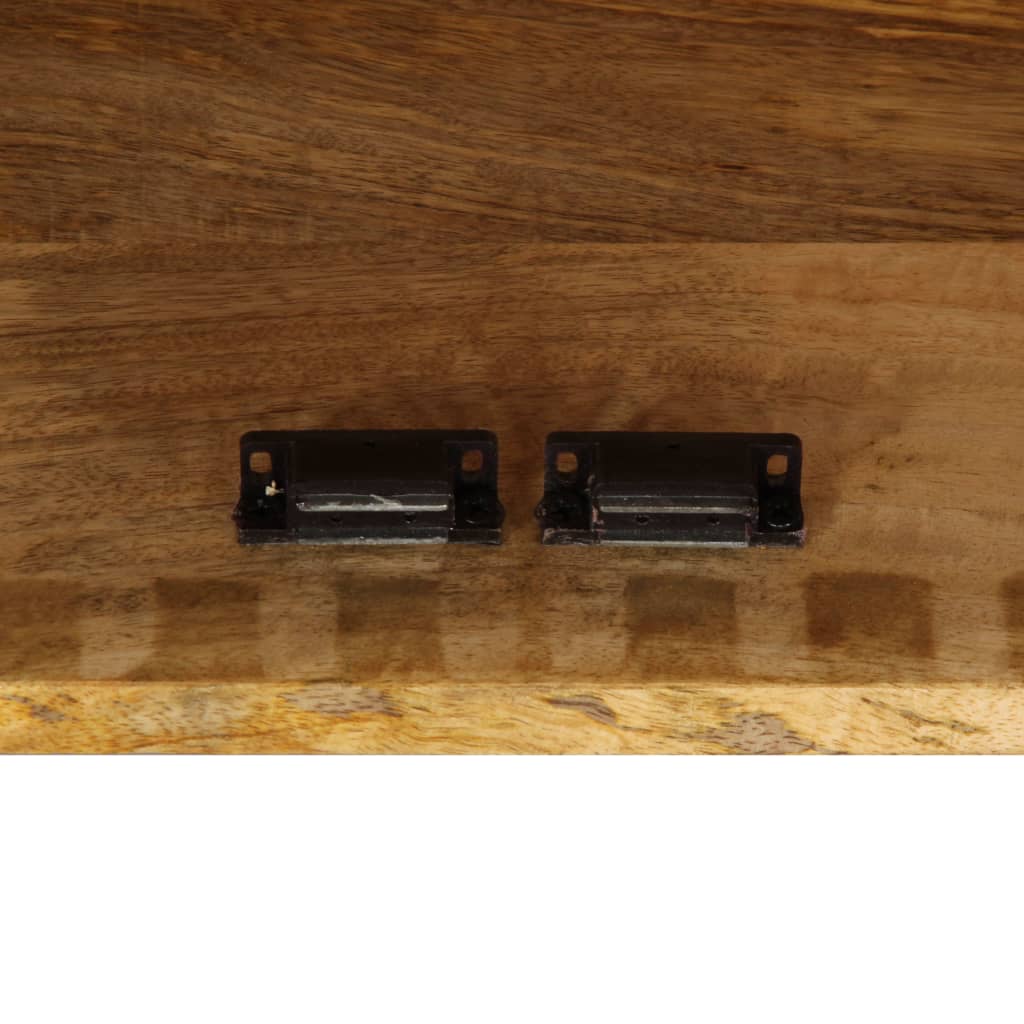 Meuble TV en Bois de Manguier et Métal - 90 cm-Mon Meuble TV-9