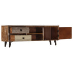 Meuble TV en Bois de Manguier Massif - 118 cm-Mon Meuble TV-4