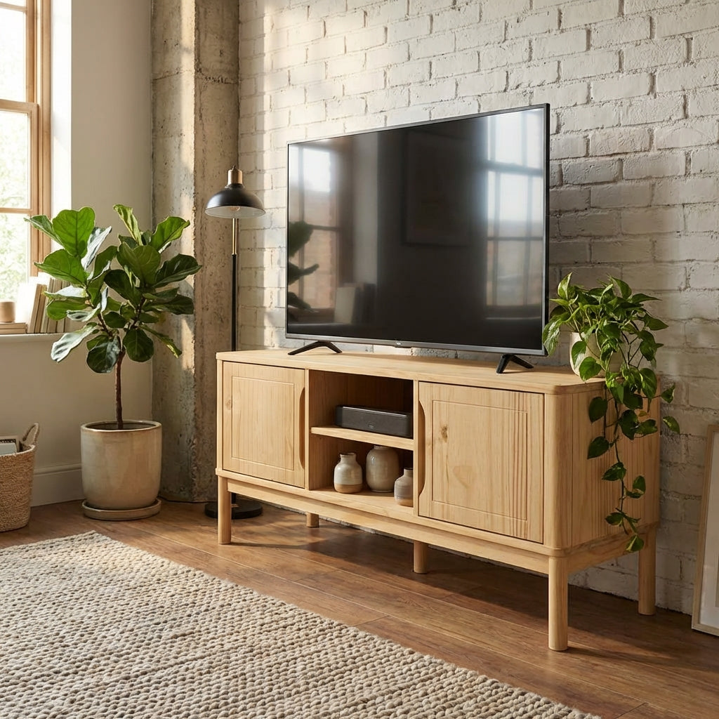 meuble-tv-en-bois-de-pin-cire-114-cm-decor