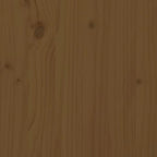 Meuble TV en Bois de Pin Massif Foncé - 110,5 cm-Mon Meuble TV-marron miel-1-8