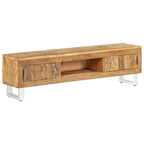 Meuble TV en Bois de Récupération et Métal - 140 cm-Mon Meuble TV-1