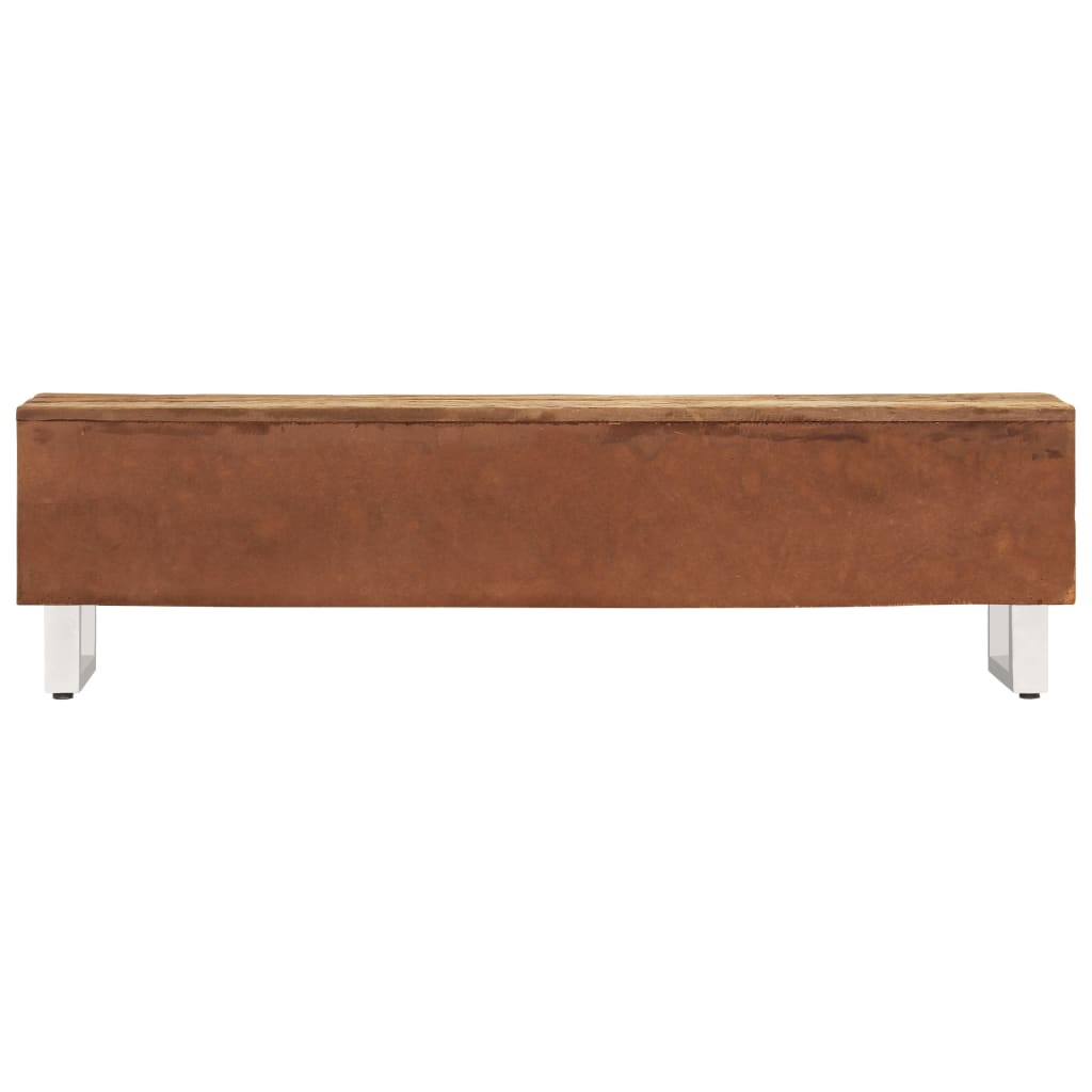 Meuble TV en Bois de Récupération et Métal - 140 cm-Mon Meuble TV-4