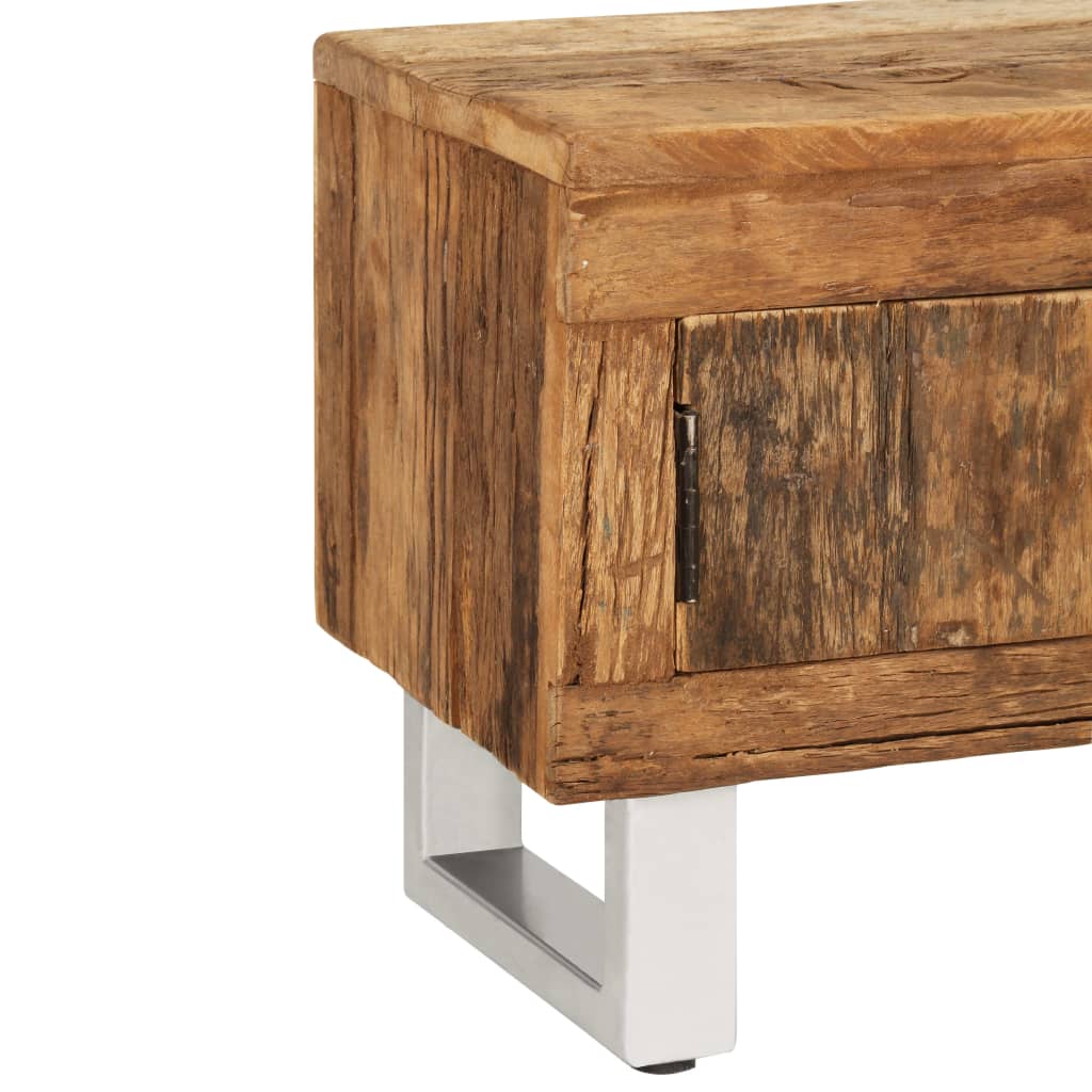 Meuble TV en Bois de Récupération et Métal - 140 cm-Mon Meuble TV-6