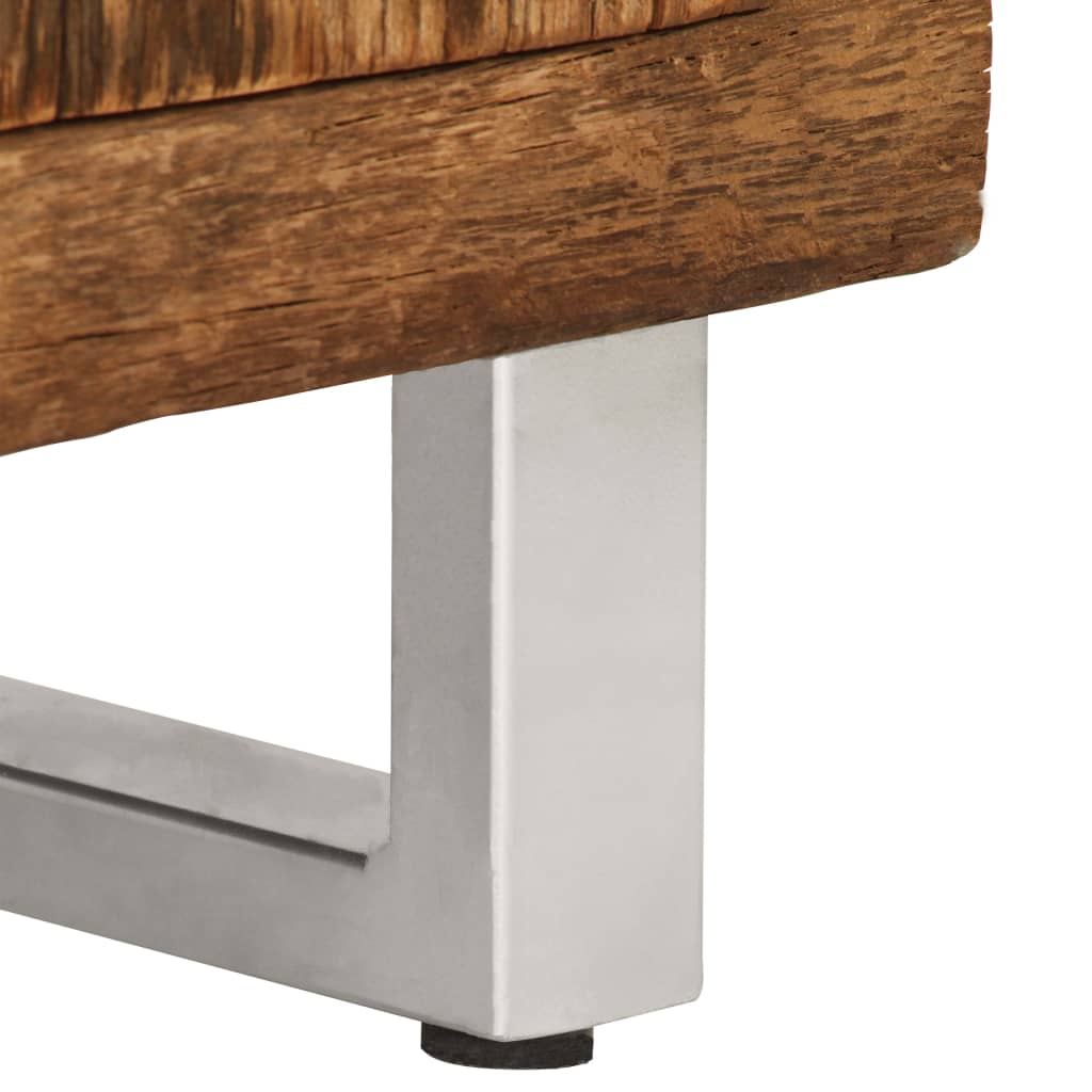Meuble TV en Bois de Récupération et Métal - 140 cm-Mon Meuble TV-8