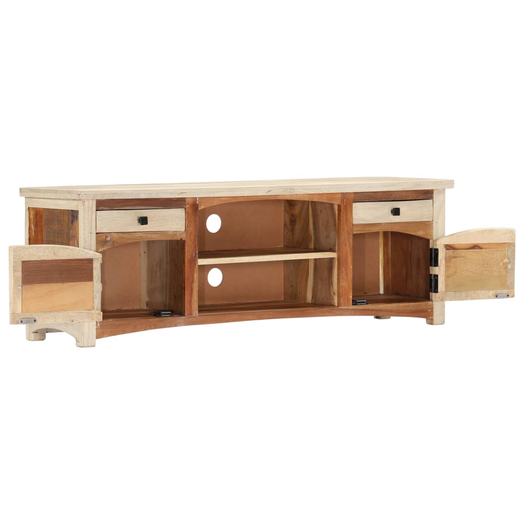 Meuble TV en Bois de Récupération Massif - 120 cm-Mon Meuble TV-3