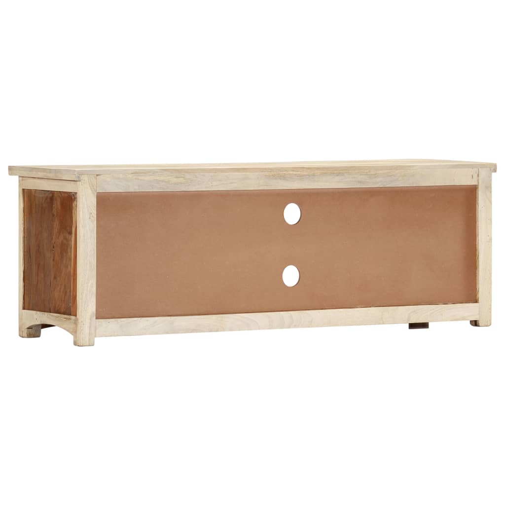 Meuble TV en Bois de Récupération Massif - 120 cm-Mon Meuble TV-4