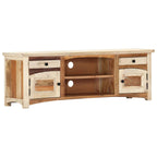 Meuble TV en Bois de Récupération Massif - 120 cm-Mon Meuble TV-9