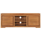 Meuble TV en Bois de Teck - 110 cm-Mon Meuble TV-2