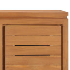 Meuble TV en Bois de Teck - 110 cm-Mon Meuble TV-6