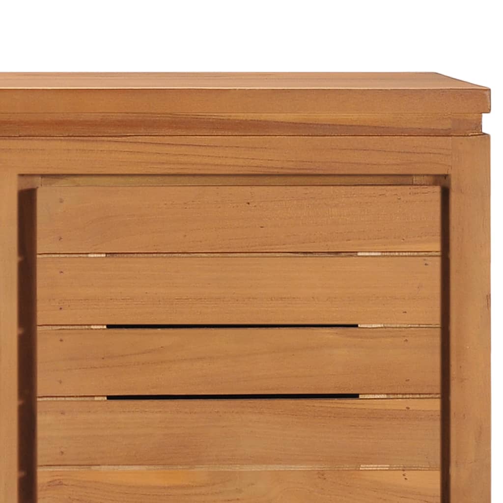 Meuble TV en Bois de Teck - 110 cm-Mon Meuble TV-6