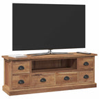 Meuble TV en Bois de Teck Massif - 110 cm-Mon Meuble TV-3