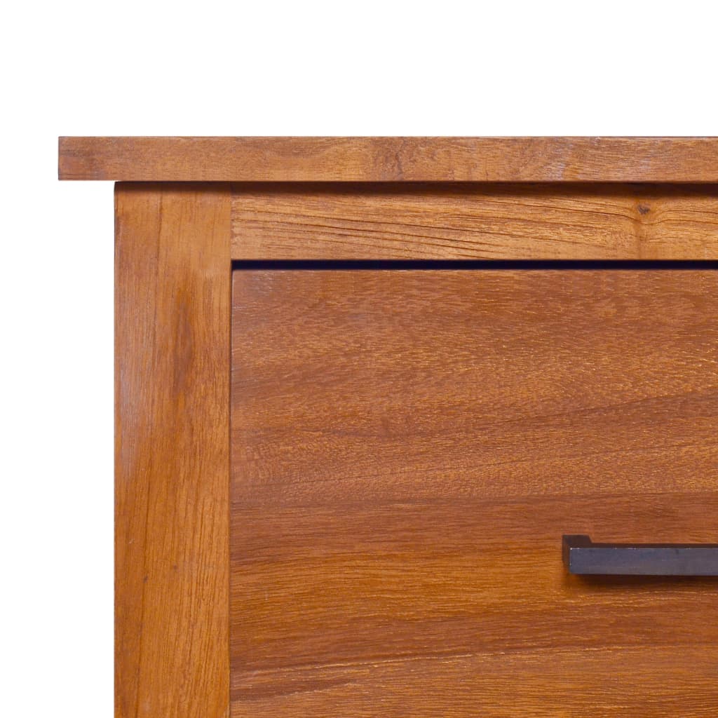 Meuble TV en Bois de Teck Massif - 90 cm-Mon Meuble TV-7