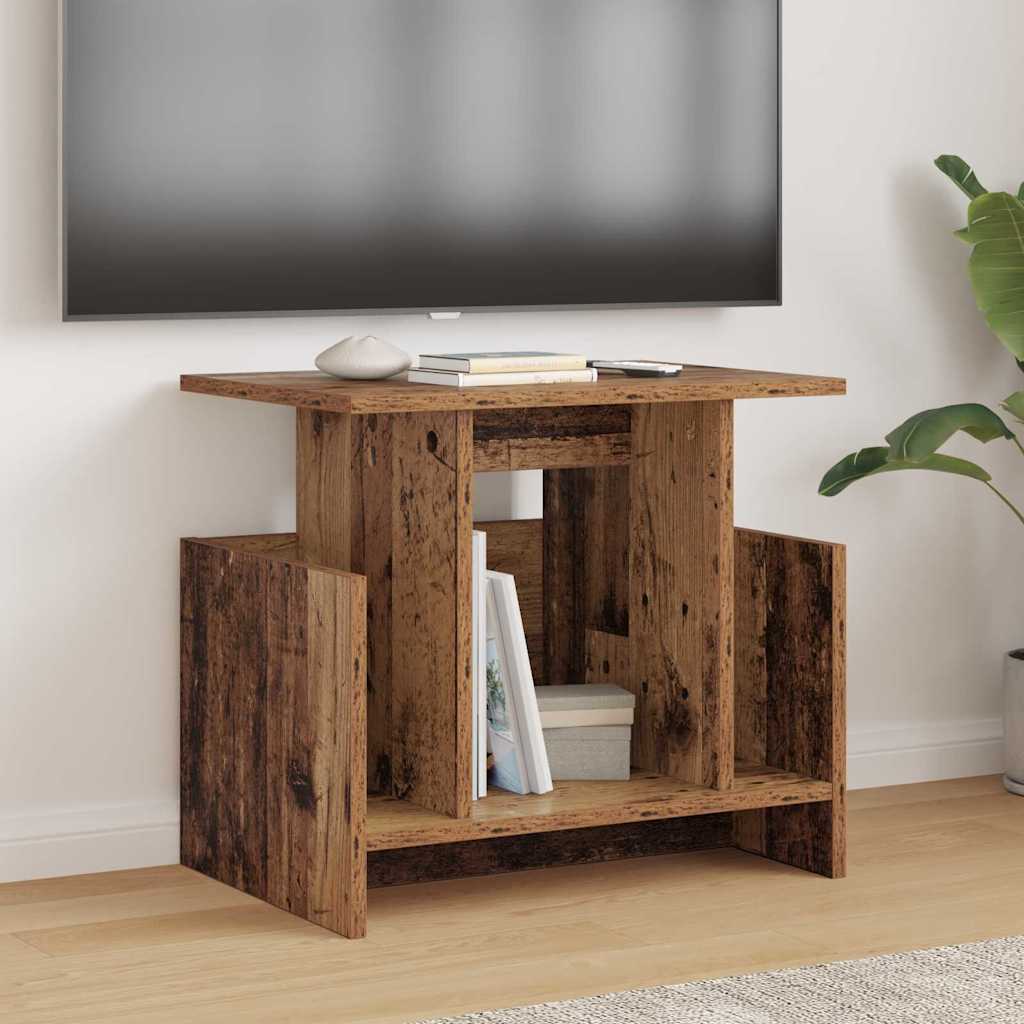 Meuble TV en Bois Design Gris Sonoma - 50 cm-Mon Meuble TV-Bois ancien-50 x 35 x 45 cm-1-32
