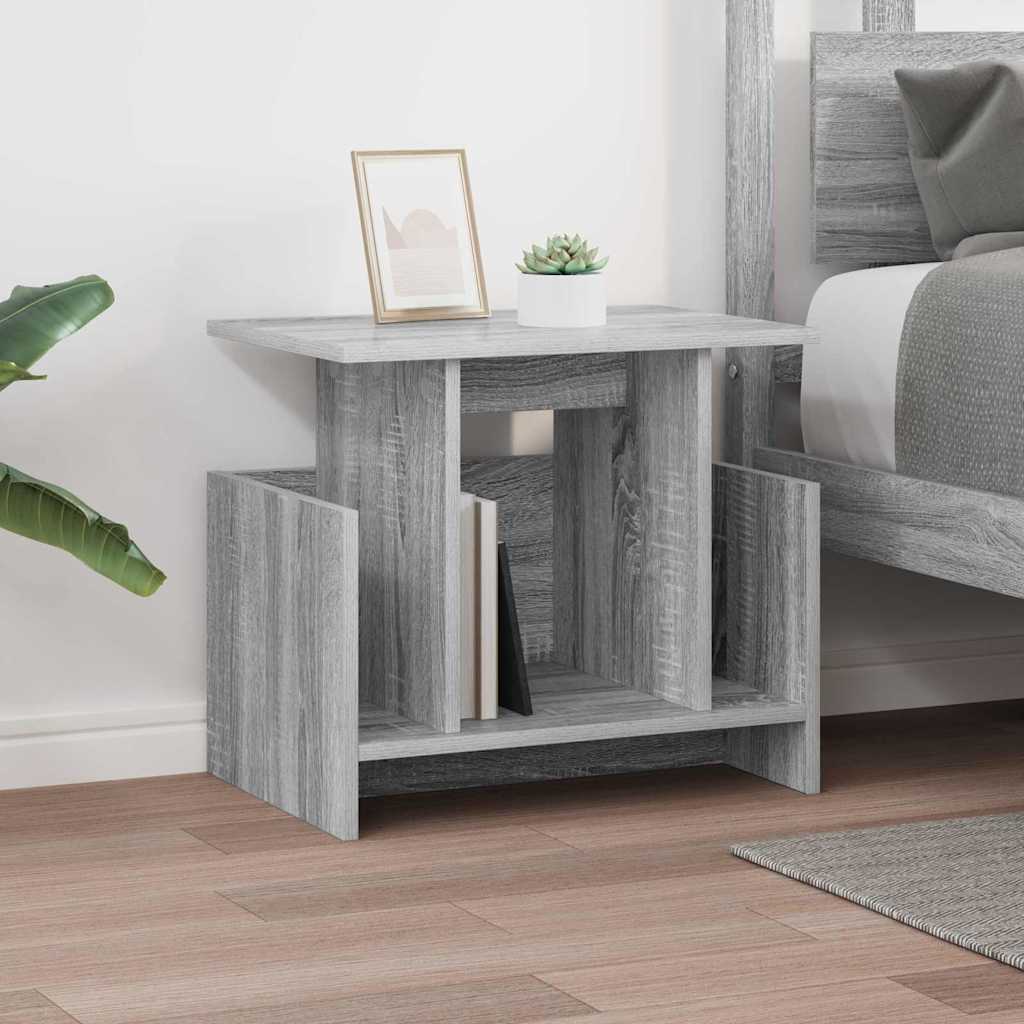 Meuble TV en Bois Design Gris Sonoma - 50 cm-Mon Meuble TV-Gris béton-50 x 35 x 45 cm-1-4