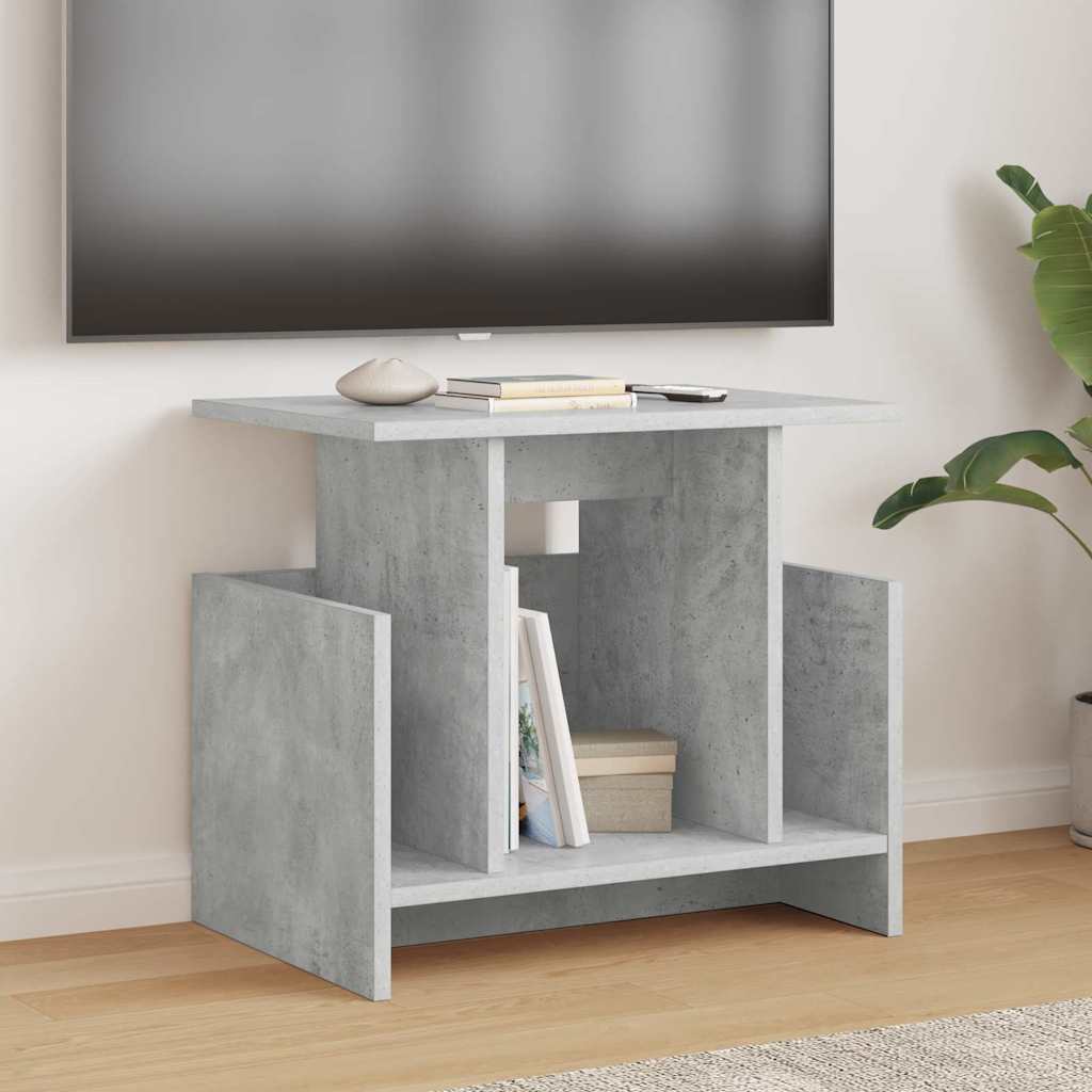 Meuble TV en Bois Design Gris Sonoma - 50 cm-Mon Meuble TV-Gris béton-50 x 35 x 45 cm-2-16